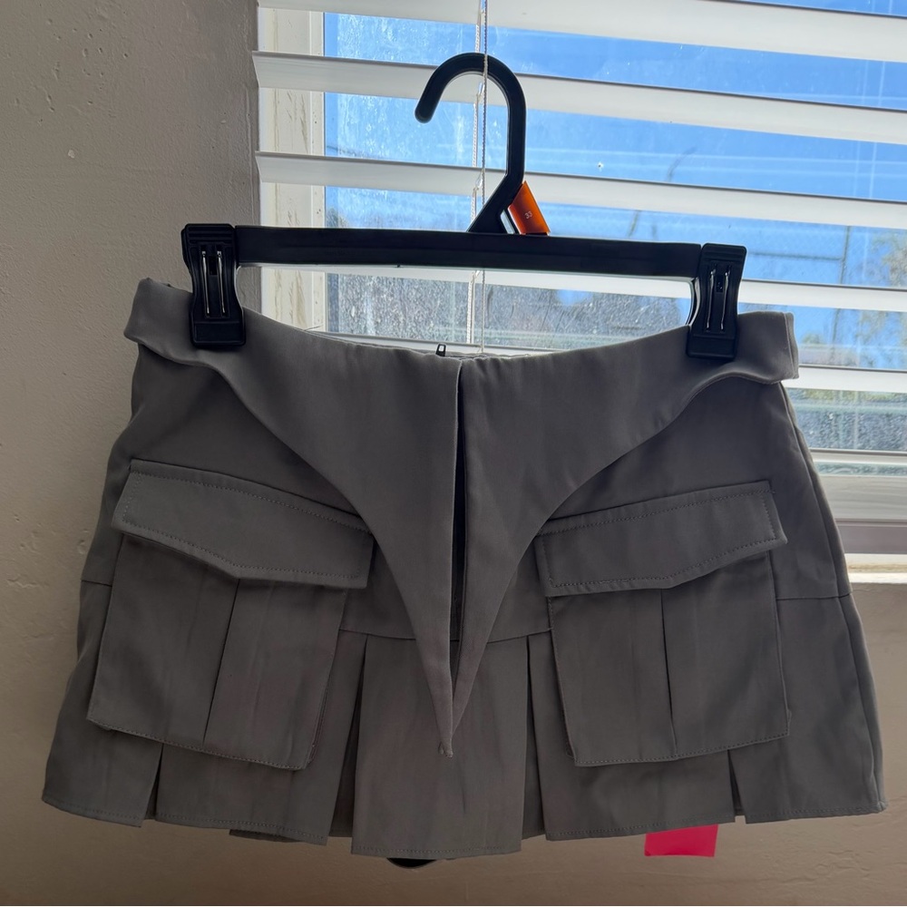 SHEIN Gray Women's Skort with Flap Pockets